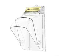 Copertura impermeabile per videocitofono con design girevole a 30°, striscia fluorescente antifurto e tripla protezione contro pioggia, neve e polvere, per telecamere di sicurezza wireless,