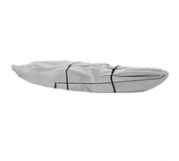 Copertura impermeabile resistente per kayak e canoa, materiale Oxford 420D resistente agli strappi e ai raggi UV, cuciture rinforzate, copertura completa per riporre barche e attrezzi all'aperto (3 m)