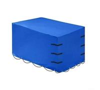 Copertura impermeabile resistente per rimorchio, tessuto Oxford 420D, antivento, protezione per rimorchio con cassone ribaltabile, con corda elastica per riporre oggetti all'aperto in modo sicuro, 210