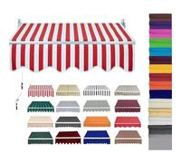 Copertura impermeabile retrattile dell'ombra del poliestere della sostituzione del tessuto della tenda del patio per protezione solare all'aperto