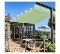 Copertura impermeabile retrattile per pergola, copertura per tenda da sole a onde UV per patio, cortile, terrazza, tenda parasole a vele antipioggia