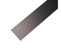 Copertura in acciaio inossidabile per battiscopa, Battiscopa in acciaio inossidabile, striscia decorativa autoadesiva multicolore, larghezza 1-6 cm, confezione da 1 o 2(3cm Black,10m(2 roll))