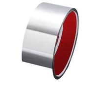 Copertura in acciaio inossidabile per battiscopa, Piastra di protezione autoadesiva in acciaio inossidabile, rotolo da 6-10 cm x 5 m, for porta a muro, mobile, multicolore(Brush Sliver,10cm 1 roll-5m)