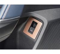 Copertura In Acciaio per Cupra.Leon/Formentor | Colore stile COPPER - Decorazione pulsante apertura baule posteriore | 1 Pezzo Inox V1 V2 VZ1 VZ2 VZ3 VZ5 VZ Veloz Edition Leon Accessori Tuning