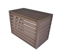 Copertura in alluminio per condizionatore d'aria per unità esterne Scudo pompa di calore Resistente alle intemperie Auto-Supporting AC Unità Protector Durevole Alloggiamento per apparecchiature