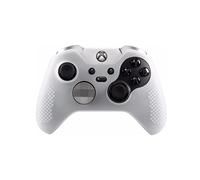 Copertura in gomma siliconica morbida antiscivolo bianca per il controller Microsoft Xbox One Elite
