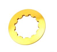 Copertura in lega di alluminio per bicicletta, per bici da strada, protezione per ruota libera, con vestibilità sicura, colore rosso (oro)