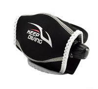 Copertura in neoprene per il secondo stadio del regolatore per immersioni e snorkeling, protegge da sporco, polvere e sabbia durante lo stoccaggio (nero)