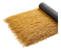 Copertura in paglia sintetica, stuoia in paglia sintetica realistica con supporto in gomma, impermeabile for gazebo, patio, arredamento for interni ed esterni.(1x16m(39.4x630in))