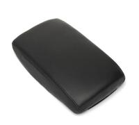 Copertura In Pelle Per Bracciolo Auto Per A6 C6 2005-2011 Coperchio Del Vano Portaoggetti Della Console Centrale Uso per tutte le stagioni(Nero)
