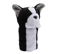Copertura in peluche per mazza da golf a forma di cagnolino carino, copricapo in velluto resistente ai graffi per mazze da legno di dimensioni professionali, ideale per golfisti