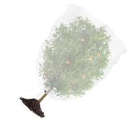 Copertura in rete da giardino con cerniera e coulisse per un'efficace protezione dagli insetti, supporta una sana crescita di piante come alberi da frutto e verdure all'aperto (3 x 4 m)