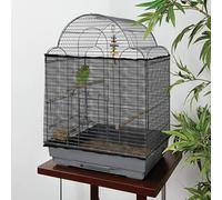 Copertura in rete di nylon per gabbie per uccelli che riduce al minimo lo spargimento e offre riparo senza limitare la circolazione dell'aria (D)