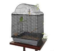 Copertura in rete di nylon per gabbie per uccelli che riduce al minimo lo spargimento e offre riparo senza limitare la circolazione dell'aria (A)