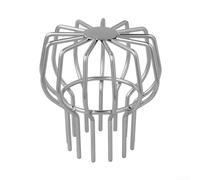 Copertura in rete di protezione per scarico in acciaio inox, perfetta per mantenere i tubi liberi dai detriti (per tubi da 65-75 mm)
