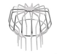 Copertura in rete di protezione per scarico in acciaio inox, perfetta per mantenere i tubi liberi dai detriti (per tubi da 90-110 mm)
