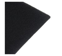 Copertura in rete per altoparlanti con schiuma acustica P10, protezione audio professionale dalla polvere per subwoofer, Home Theater e sistemi Line Array (nero) (2 x 1 metro)