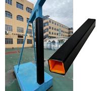 Copertura in schiuma per pali metallici, protezione per pali da garage, copertura per colonne per seminterrato, copertura protettiva per canestro da basket per tutte le stagioni (nero, 27 x 27 cm)