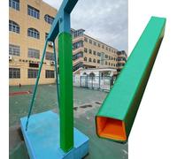 Copertura in schiuma per pali metallici, protezione per pali da garage, copertura per colonne per seminterrato, copertura protettiva per canestro da basket per tutte le stagioni (verde, 13 x 13 cm)