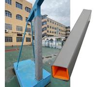 Copertura in schiuma per pali metallici, protezione per pali da garage, copertura per colonne per seminterrato, copertura protettiva per tutte le stagioni per canestri da basket (grigio, 28 x 28 cm)