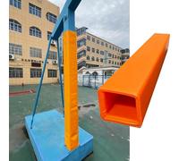 Copertura in schiuma per pali metallici, protezione per pali da garage, copertura per colonne per seminterrato, copertura protettiva per tutte le stagioni per canestri da basket (arancione, 30 x 30 cm