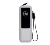 Copertura in Silicone per Anker Zolo 25,000mAh 165W, Antipolvere Antiurto Antigraffio Morbido Manicotto Protettivo Custodia di Protezione per Banca di Alimentazione (Grigio)