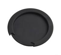 Copertura in silicone per foro per chitarra acustica, per riduzione del rumore e prevenzione della polvere, materiale morbido e flessibile per chitarra classica, accessorio facile da installare (nero