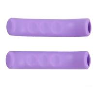 Copertura in silicone per leva del freno, confezione da 2, per scooter elettrici e biciclette, con particolare attenzione alla consistenza e all'integrità del materiale a lungo termine (2 viola)