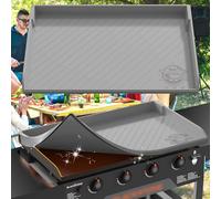 Copertura in silicone per piastra Omnivore Blackstone, 91,4 cm, resistente, in silicone per uso alimentare, per accessori Blackstone, design a copertura completa, protegge da sporco, ruggine (grigio)