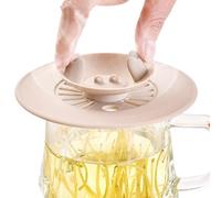 Copertura in silicone per , protezione per bevande con foro per cannuccia, protezione per bevande a forma di granchio, adatta a tutte le dimensioni di , casa, cucina, viaggi, asilo , bar
