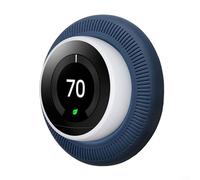Copertura in silicone progettata specificamente per il termostato Nest Learning per fornire una finitura pulita della parete dopo l'installazione del termostato (blu)