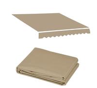 Copertura in tessuto di ricambio per tenda da patio, in PVC Oxford, per esterni, per terrazze e teloni, telaio non incluso (D 22)