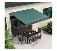 Copertura in tessuto impermeabile retrattile per patio, balcone, affari, ristorante, caffetteria, terrazza, copertura di ricambio durevole per una maggiore ombra e protezione