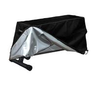 Copertura in tessuto Oxford nero resistente all'usura per la tua panca da allena