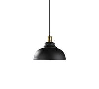 Copertura in vaso di arte in ferro lampada a sospensione, lampadario a v-intage lanterna, lampadina di lampadina E27 per il magazzino dell'isola cucina Garage grande cupola country semplice retrò,
