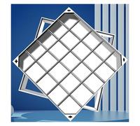 Copertura incorporata di botola con la struttura dell'acciaio inossidabile, coperchio settico durevole del carro armato per il bacino delle acque luride dell'i