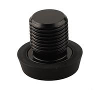 Copertura inferiore per stecca da biliardo Jaguar/Metz/Hao/Global/Pierre Clubs, protezione paraurti in alluminio e gomma con attacco filettato (anteriore 8,4 mm, 6,4 mm Re(A)