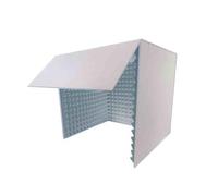 Copertura insonorizzante per scrivania, studio di registrazione per scrivania, cabina di registrazione portatile, per home studio, registrazione musicale, doppiatori, 80x80cm(D)