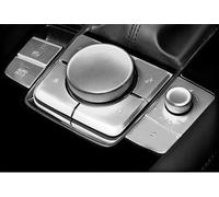 Copertura Interna Dell'Auto Per Mazda 3 2019 2020 2021 Per CX-30 2020-2021 10pcs In Lega Di Alluminio Auto Interni Console Pulsante Multimediale Copertura Trim Modanature Interne (Colore : D'argento