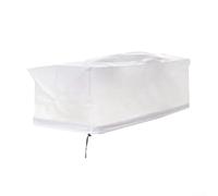 Copertura invernale per piante in tessuto non tessuto per protezione dal gelo, coperta rettangolare con coulisse, per balconi, fioriere, protezione da giardino per davanzale, colore bianco (100 x 40 x