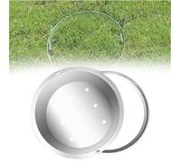 copertura invisibile del tombino Coperchi Per Tombini E Bacini Fognari Rotondi Da Incasso DIA 30 40 50 60 70 80 85 Cm, Resistente Incorporato, Invisibile In Acciaio(DIA 31CM)