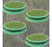 copertura invisibile del tombino Copertura Per Camera Di Ispezione Incassata Per Marciapiedi/autostrade/banchine/aree Residenziali, Invisibili In Resina Per Gravosi(4 pcs,DIA 70CM)