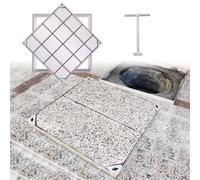 Copertura invisibile della camera di ispezione dell'acciaio inossidabile 300x300 a 1000x1000mm 5cm/8cm di altezza del quadrato del coperchio del pozzetto per le acque luride sotterranee e i sistemi di