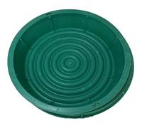 Copertura invisibile in plastica per scarico da 61 cm, piastra di ispezione per fognature da esterni, per fosse settiche, scarichi delle acque piovane e gestione delle acque reflue, 60 cm, coperchio