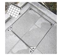 Copertura invisibile per botola in acciaio inox, design quadrato incorporato per giardino e fossa settica, soluzione di accesso durevole ed elegante e resistente