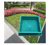 Copertura invisibile per fossa settica in resina con telaio, resistente,Coperchio Per Tombino Tondo Da Incasso ，per bacini fognari da incasso, giardino esterno(B100*50CM/39.4 * 19.7IN)