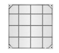 Copertura invisibile per piastrelle in acciaio inox con pannello di accesso a filo, 69,8 x 4,8 cm, design impermeabile per terrazze e bracieri, aspetto elegante e moderno, costruzione resistente