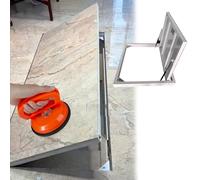 Copertura Invisibile per Porta della Cantina per Interni, Cancello per Piano Segreto della soffitta del ripostiglio con Ammortizzatore(L 50 x W 25 in)