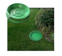 Copertura invisibile per pozzetto - 100 cm rotondo in resina composita design da incasso per una facile manutenzione, ideale per scuole, parchi e cortili, copertura di accesso per bacini fognari