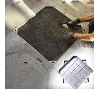 Copertura invisibile per pozzetto - Copertura resistente per bacino delle acque reflue e coperchio per fosse settiche, copertura antiruggine | Senza cuciture per prato, vialetto e giardino